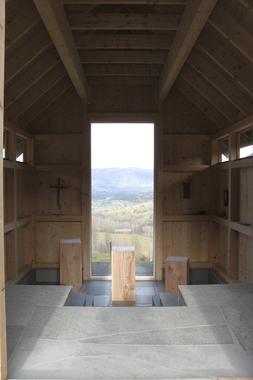 St. Mikaels kapell – Innvendig utsikt Vangslia